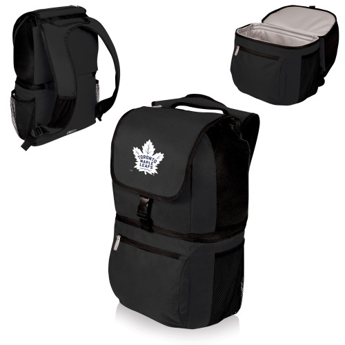Toronto Maple Leafs Zuma Backpack Cooler, (Black)