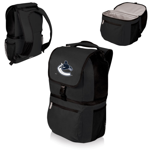 Vancouver Canucks Zuma Backpack Cooler, (Black)