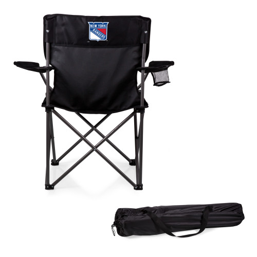 New York Rangers PTZ Camp Chair, (Black)