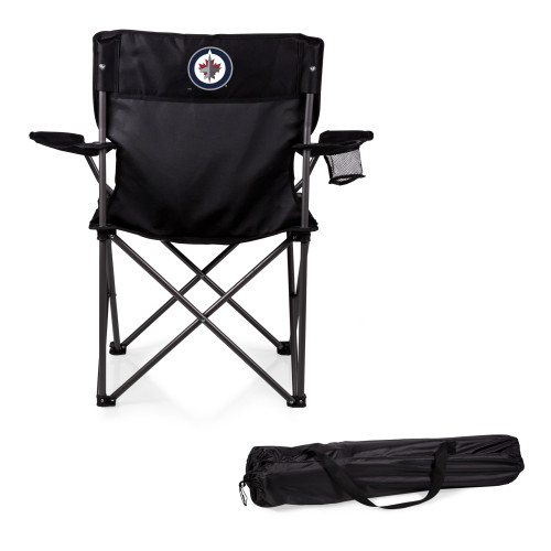 Winnipeg Jets PTZ Camp Chair, (Black)