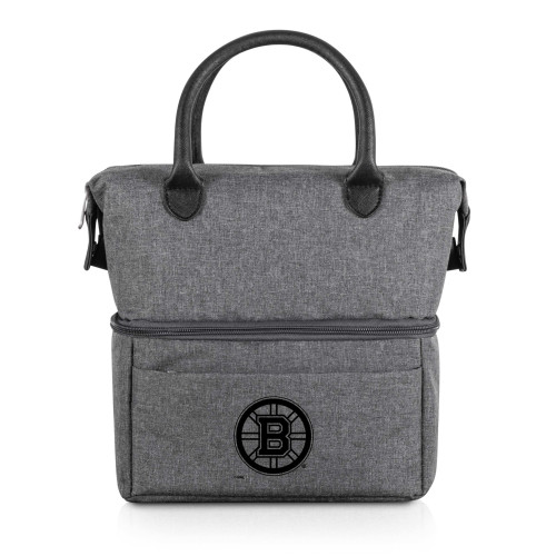 Boston Bruins Urban Lunch Bag Cooler, (Gray with Black Accents)