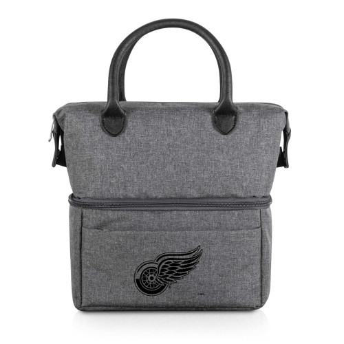 Detroit Red Wings Urban Lunch Bag Cooler, (Gray with Black Accents)