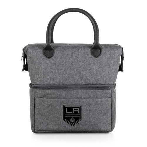 Los Angeles Kings Urban Lunch Bag Cooler, (Gray with Black Accents)