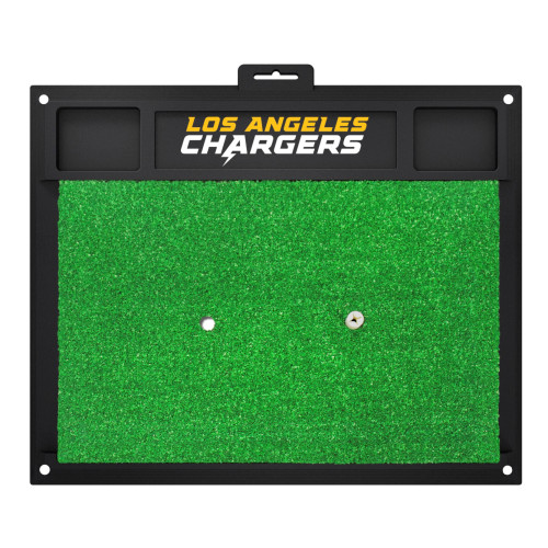 Los Angeles Chargers Golf Hitting Mat "Chargers" Wordmark Navy