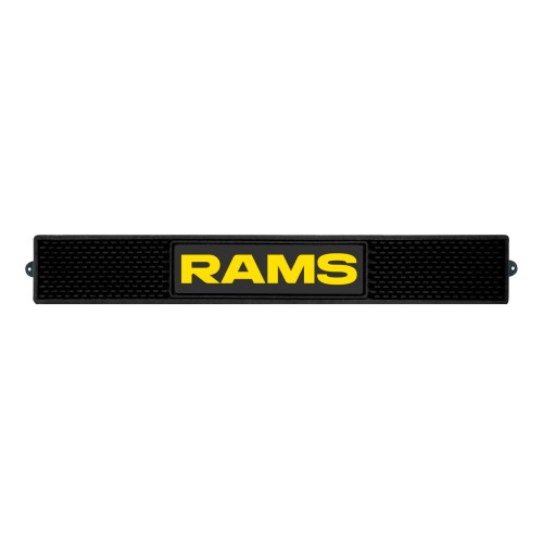 Los Angeles Rams Drink Mat "Los Angeles Rams" Wordmark Black