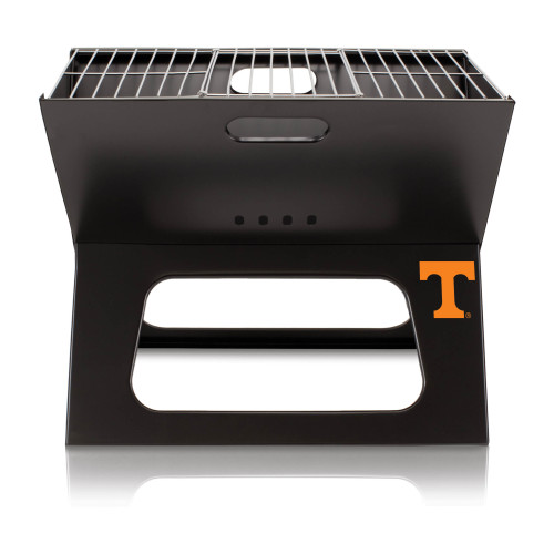 Tennessee Volunteers X-Grill Portable Charcoal BBQ Grill, (Black)
