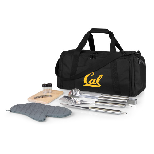 Cal Bears BBQ Kit Grill Set & Cooler, (Black)