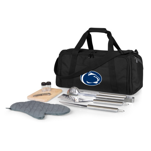 Penn State Nittany Lions BBQ Kit Grill Set & Cooler, (Black)