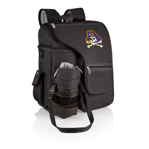 East Carolina Pirates Turismo Travel Backpack Cooler, (Black)