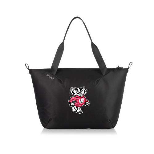 Wisconsin Badgers Tarana Cooler Tote Bag, (Carbon Black)