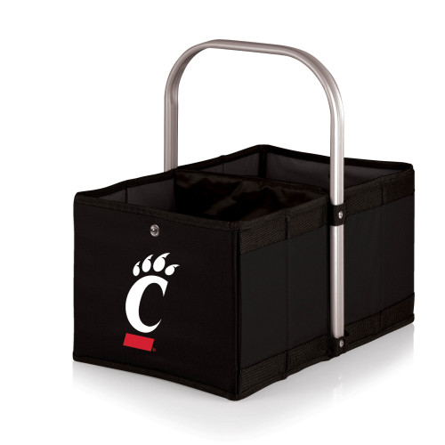 Cincinnati Bearcats Urban Basket Collapsible Tote, (Black)