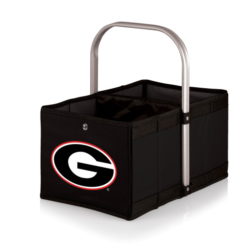 Georgia Bulldogs Urban Basket Collapsible Tote, (Black)