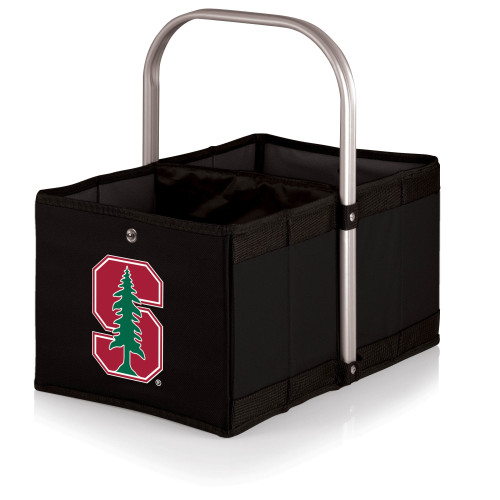 Stanford Cardinal Urban Basket Collapsible Tote, (Black)