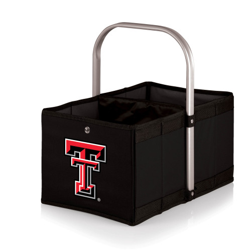 Texas Tech Red Raiders Urban Basket Collapsible Tote, (Black)