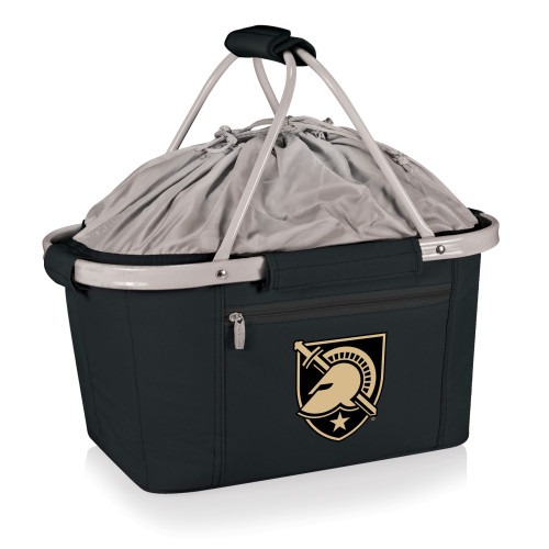 Army Black Knights Metro Basket Collapsible Cooler Tote, (Black)