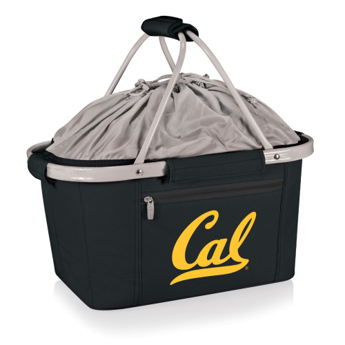 Cal Bears Metro Basket Collapsible Cooler Tote, (Black)