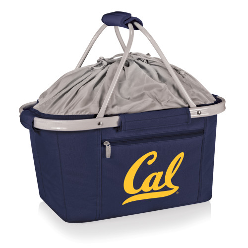 Cal Bears Metro Basket Collapsible Cooler Tote, (Navy Blue)