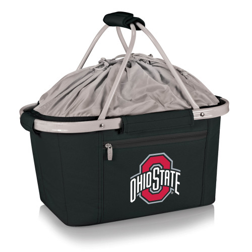 Ohio State Buckeyes Metro Basket Collapsible Cooler Tote, (Black)