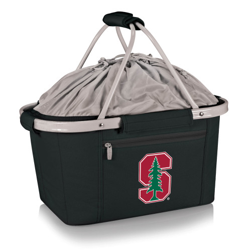 Stanford Cardinal Metro Basket Collapsible Cooler Tote, (Black)