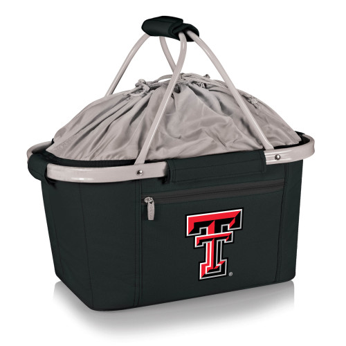 Texas Tech Red Raiders Metro Basket Collapsible Cooler Tote, (Black)