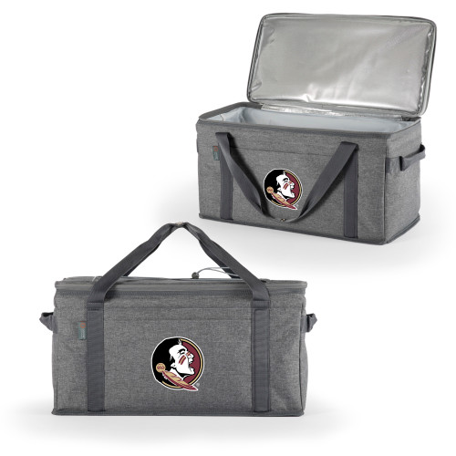Florida State Seminoles 64 Can Collapsible Cooler, (Heathered Gray)