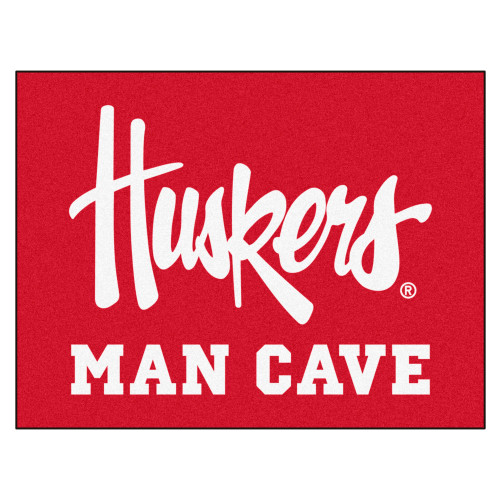University of Nebraska Man Cave All-Star 33.75"x42.5"