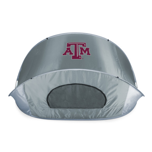 Texas A&M Aggies Manta Portable Beach Tent, (Gray with Black Accents)