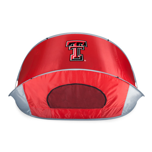 Texas Tech Red Raiders Manta Portable Beach Tent, (Red with Gray Accents)