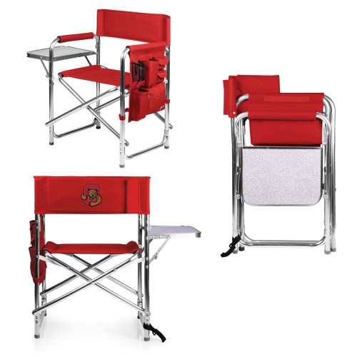 Cornell Big Red Sports Chair, (Red)