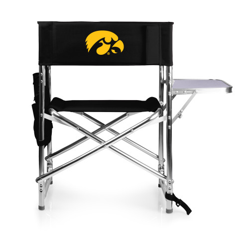 Iowa Hawkeyes Sports Chair, (Black)