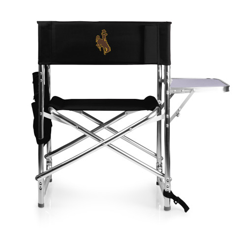 Wyoming Cowboys Sports Chair, (Black)