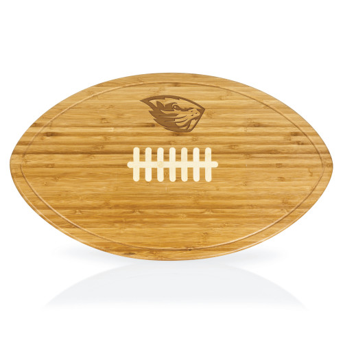 Oregon State Beavers Kickoff Football Cutting Board & Serving Tray, (Bamboo)