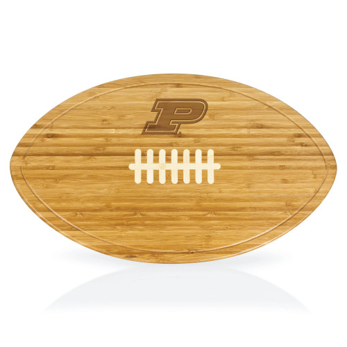 Purdue Boilermakers Kickoff Football Cutting Board & Serving Tray, (Bamboo)