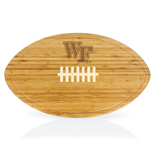 Wake Forest Demon Deacons Kickoff Football Cutting Board & Serving Tray, (Bamboo)