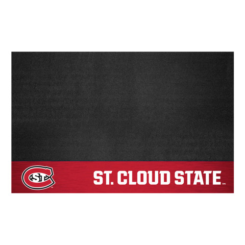 St. Cloud State University - St. Cloud State Huskies Grill Mat "St. C" Logo & Wordmark Red
