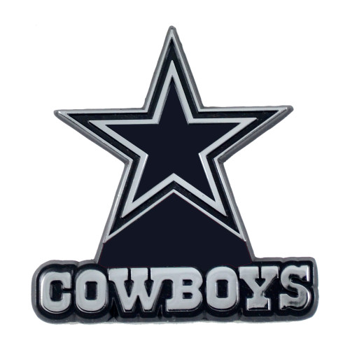 Dallas Cowboys Chrome Emblem  Star Primary Logo Chrome