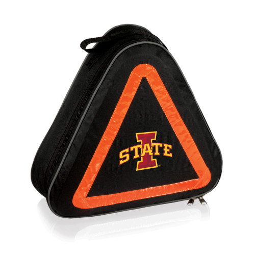 Iowa State Cyclones Roadside Emergency Car Kit, (Black with Orange Accents)