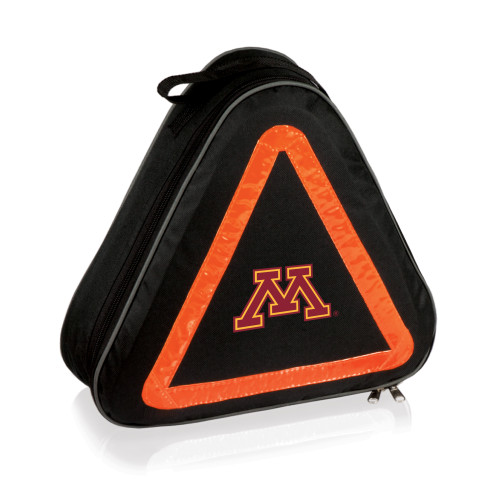 Minnesota Golden Gophers Roadside Emergency Car Kit, (Black with Orange Accents)