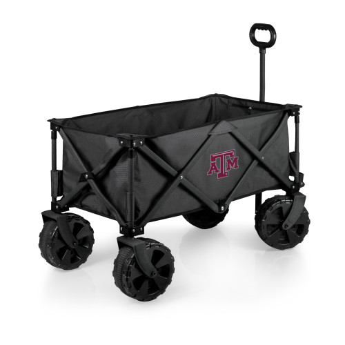 Texas A&M Aggies Adventure Wagon Elite All-Terrain Portable Utility Wagon, (Dark Gray)