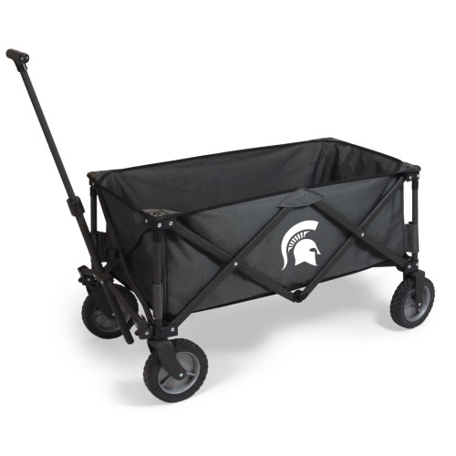 Michigan State Spartans Adventure Wagon Portable Utility Wagon, (Dark Gray)