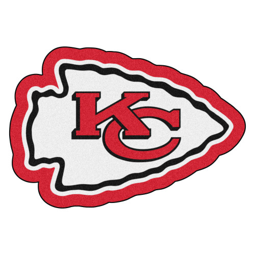 Kansas City Chiefs Mascot Mat KC Arrow Primary Logo Red