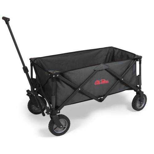 Ole Miss Rebels Adventure Wagon Portable Utility Wagon, (Dark Gray)