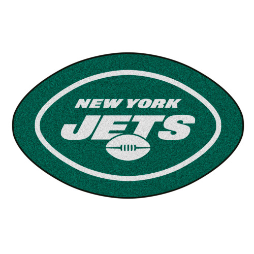 New York Jets Mascot Mat Oval Jets Primary Logo Green