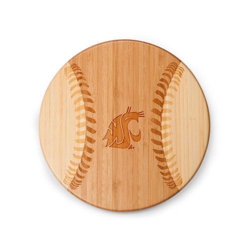 Washington State Cougars Home Run! Baseball Cutting Board & Serving Tray, (Parawood)