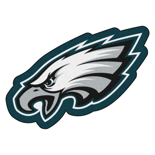 Philadelphia Eagles Mascot Mat Eagle Head Primary Logo Green