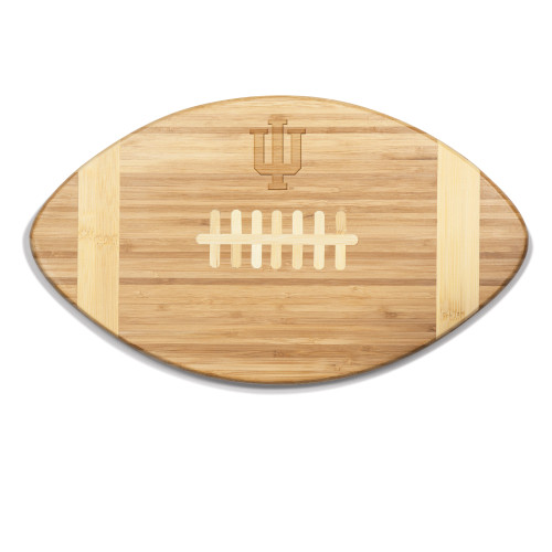 Indiana Hoosiers Touchdown! Football Cutting Board & Serving Tray, (Bamboo)