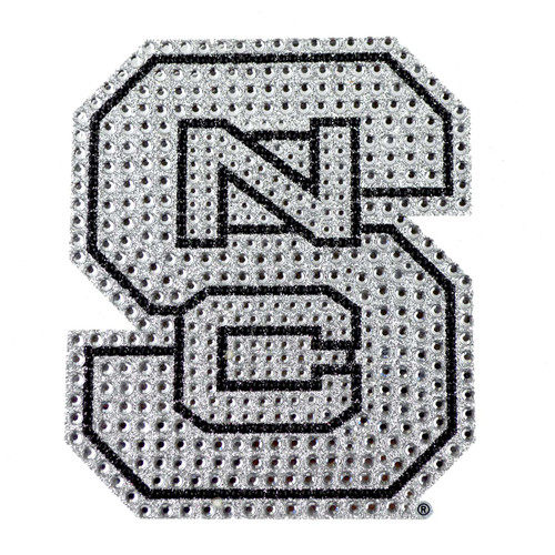 North Carolina State Wolfpack Bling Decal "NCS" Logo