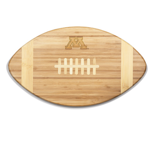 Minnesota Golden Gophers Touchdown! Football Cutting Board & Serving Tray, (Bamboo)