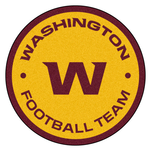 Washington Commanders Mascot Mat Circular Primary Logo Maroon