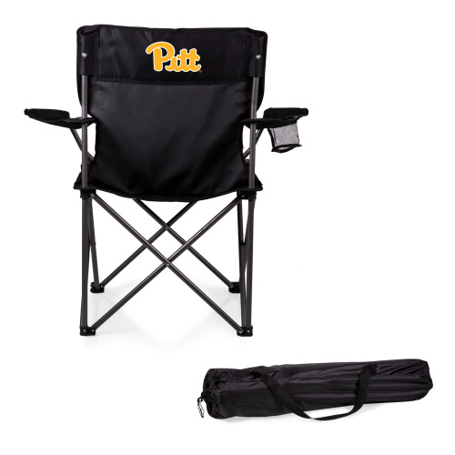 Pittsburgh Panthers PTZ Camp Chair, (Black)